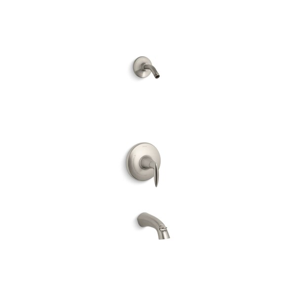 Bath & Shower Valve Trim W/ Lever Handle & Spout, Less Showerhead